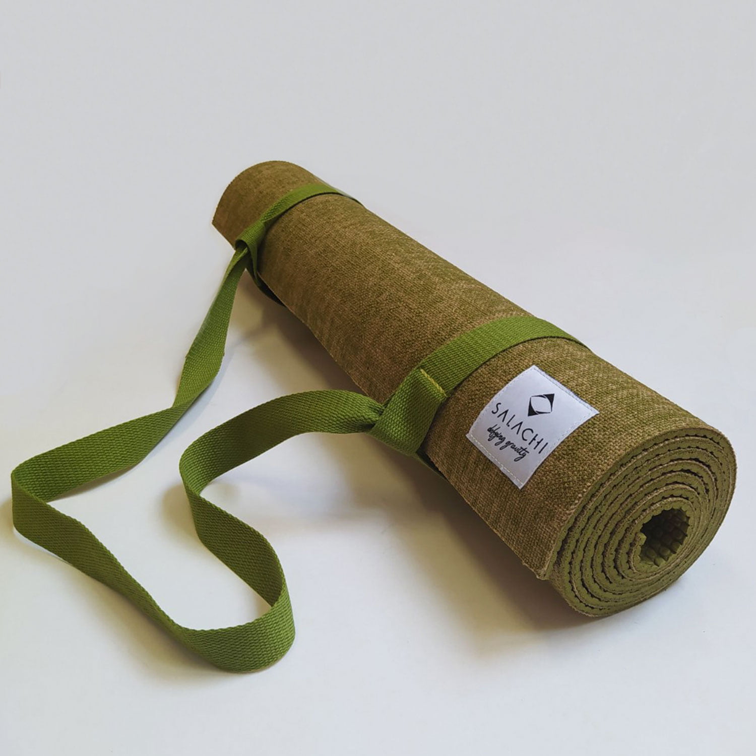 Στρωματάκι Yoga από Κάνναβη (Moss Green) - Image 6