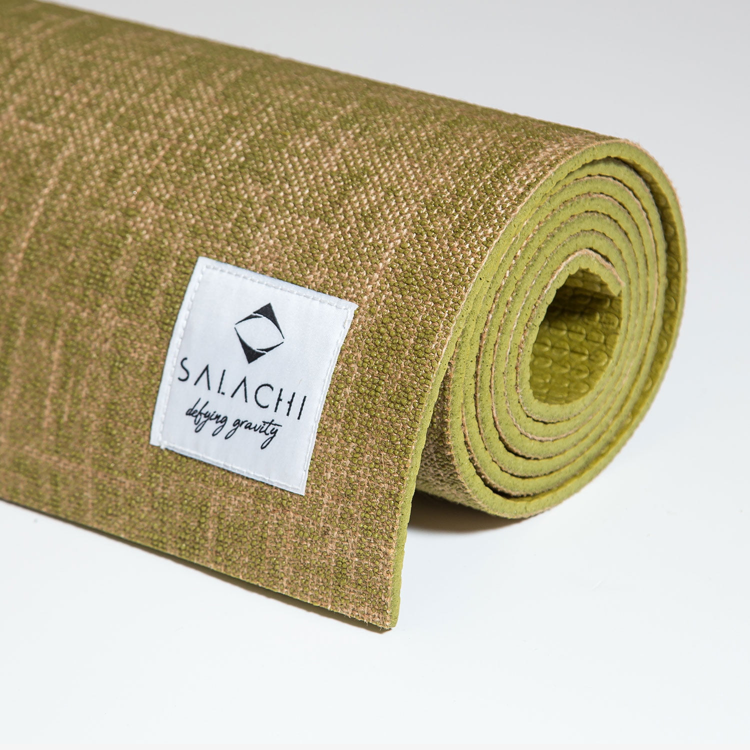 Bewolkt vergeven Ruwe olie Salachi Hemp Yoga Mat (Moss Green) - Salachi
