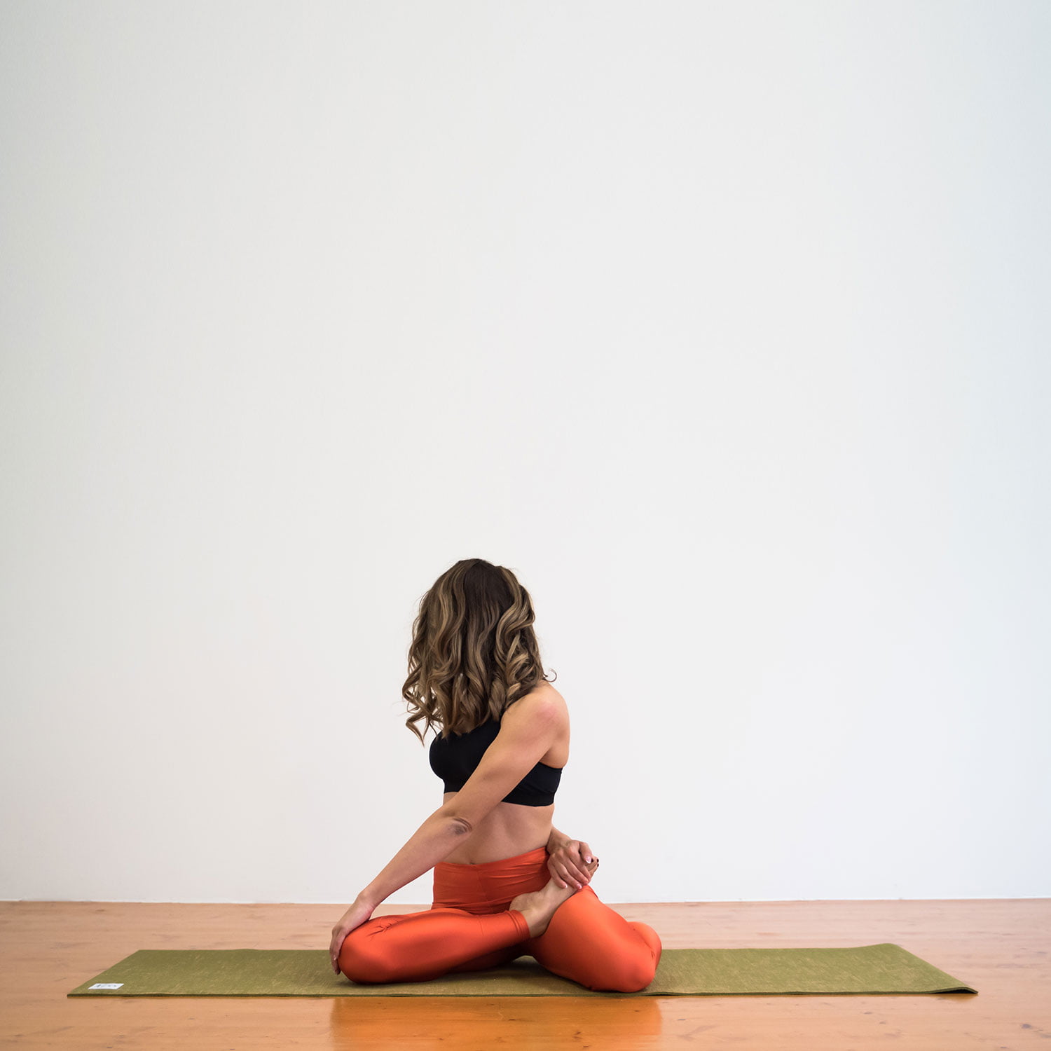 Salachi Hemp Yoga mat (Moss Green)