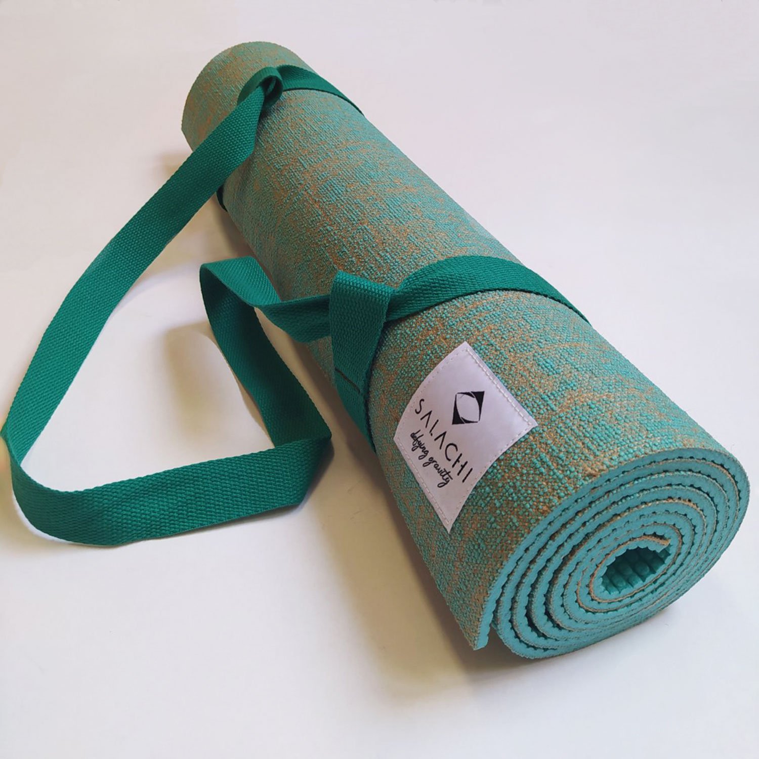 Στρωματάκι Yoga από Κάνναβη (Turquoise) - Image 6