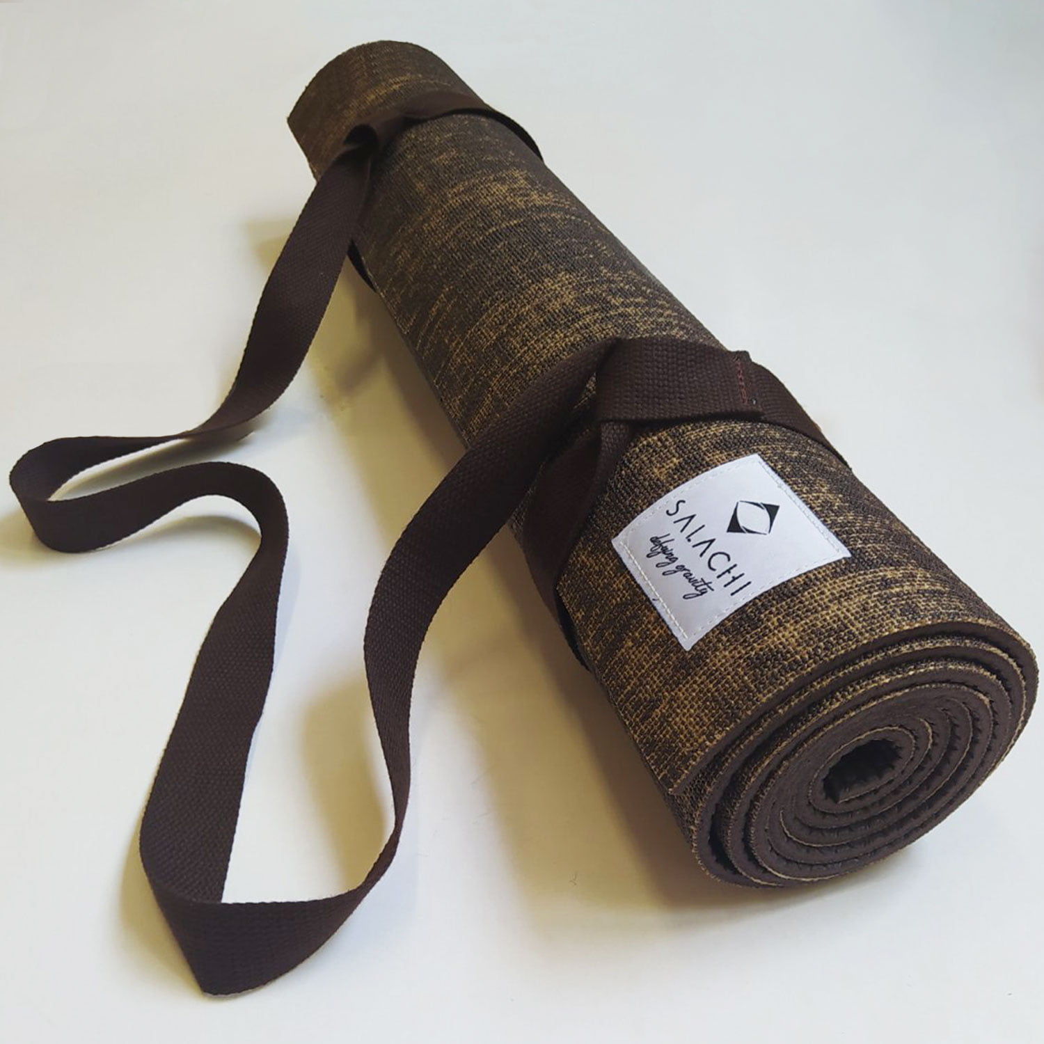 Στρωματάκι Yoga από Κάνναβη (Dark Brown) - Image 6